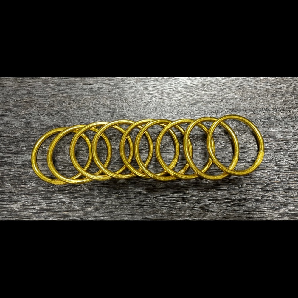 BuDhaGirl Gold Bangles